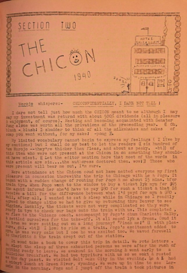 Chicon, Chicago, 1940