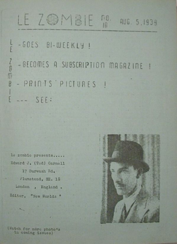 cover includes photo of Edward J. (Ted) Carnell